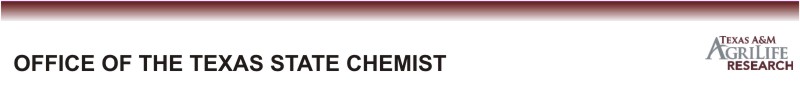 Office of the Texas State Chemist website