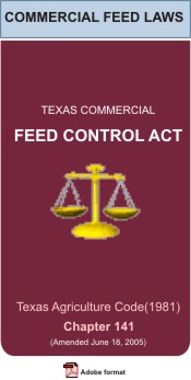 Commercial Feed Laws